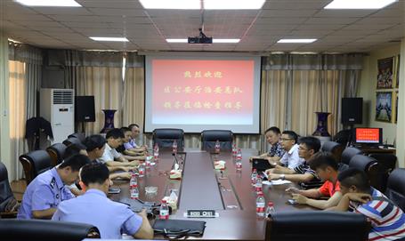 自治區(qū)公安廳治安總隊到公司進行爆破業(yè)務檢查