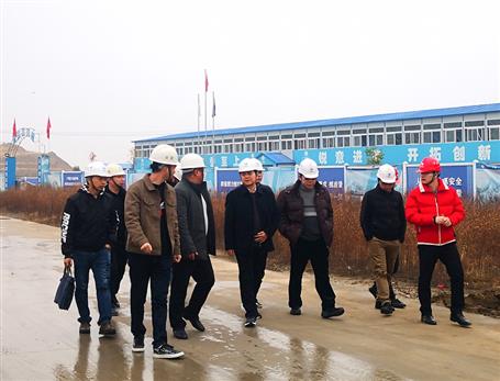 蒙勝益到安徽片區(qū)項目調研