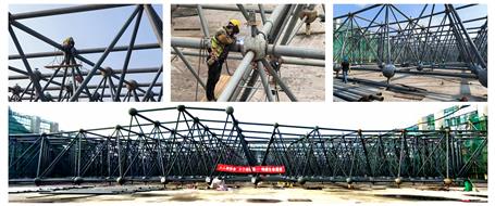 【奮戰(zhàn)三季度 打贏攻堅戰(zhàn)】冶建廣東公司項目精心組織鋼結(jié)構(gòu)施工